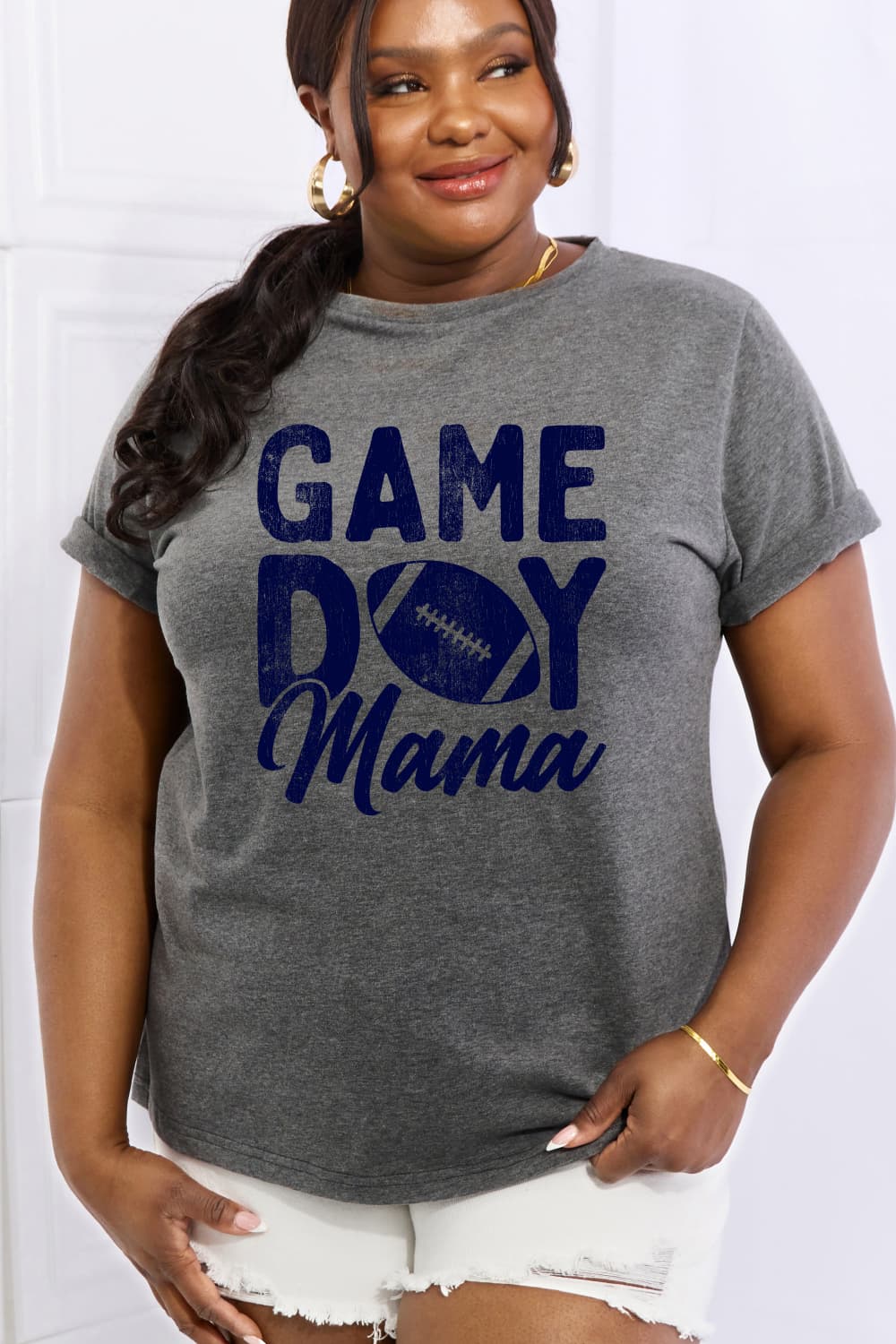 GAMEDAY MAMA Graphic Cotton Tee