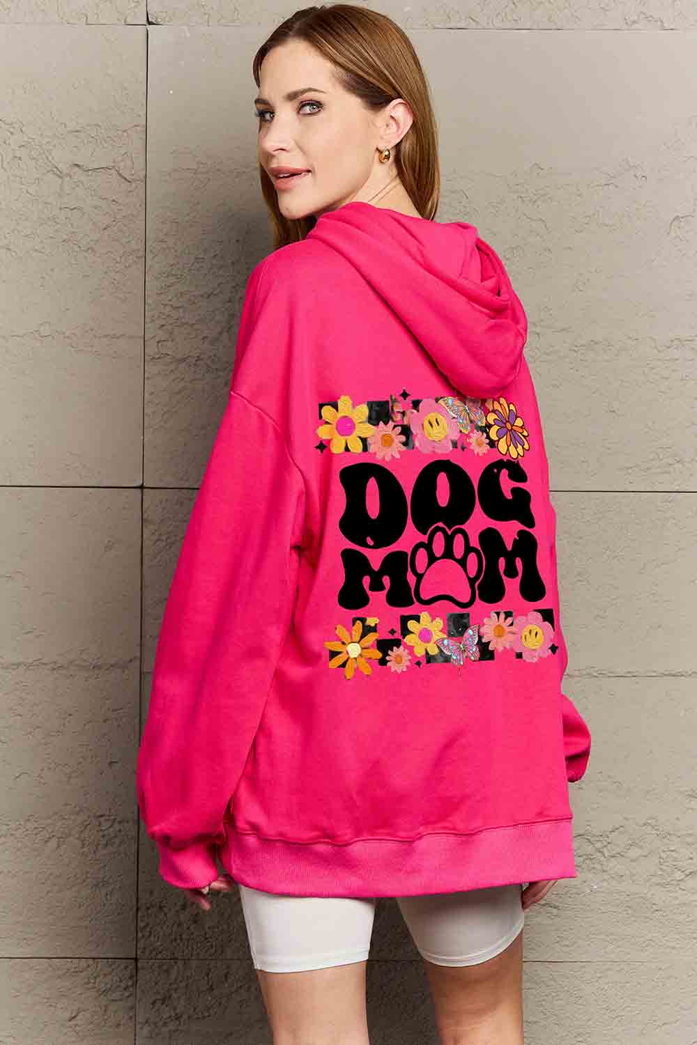 DOG MOM Graphic Hoodie