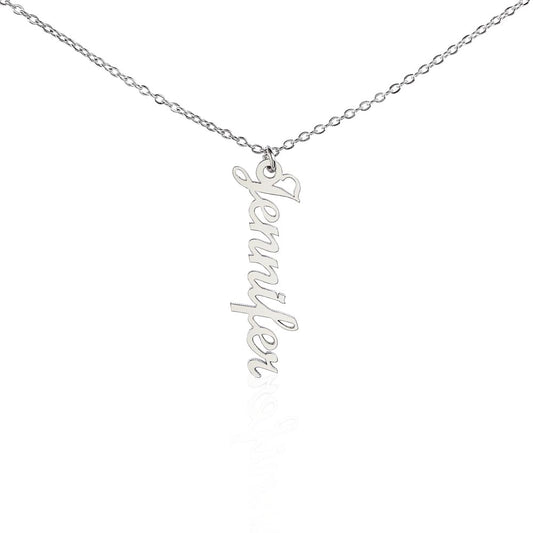 Vertical Name-Custom Necklace