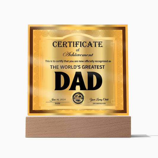 Dad-Officially Recognized As