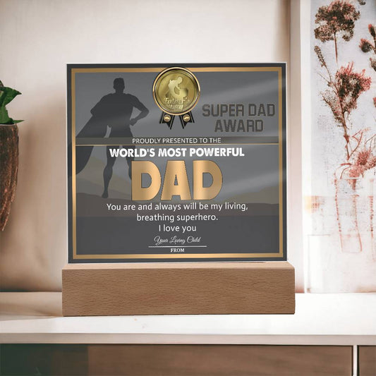 Dad-Super Dad Award