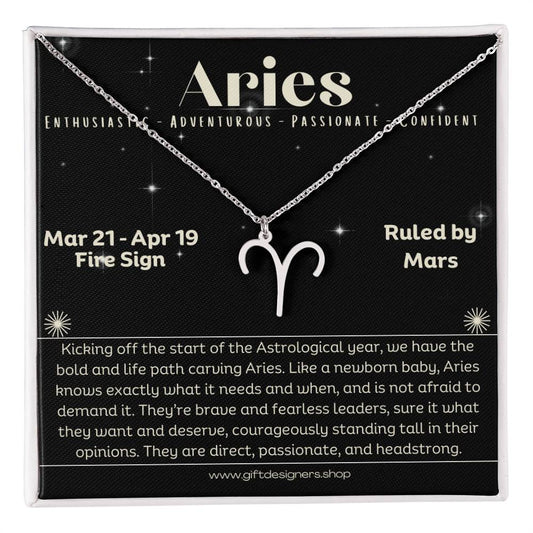 Aries-Zodiac Necklace