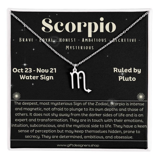 Scorpio-Zodiac Necklace