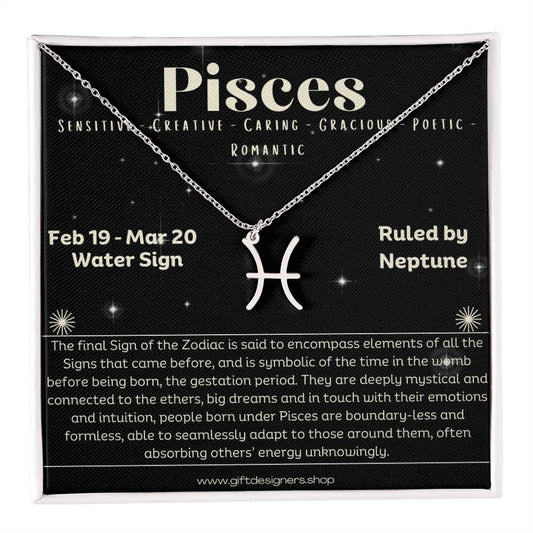 Pisces-Zodiac Necklace