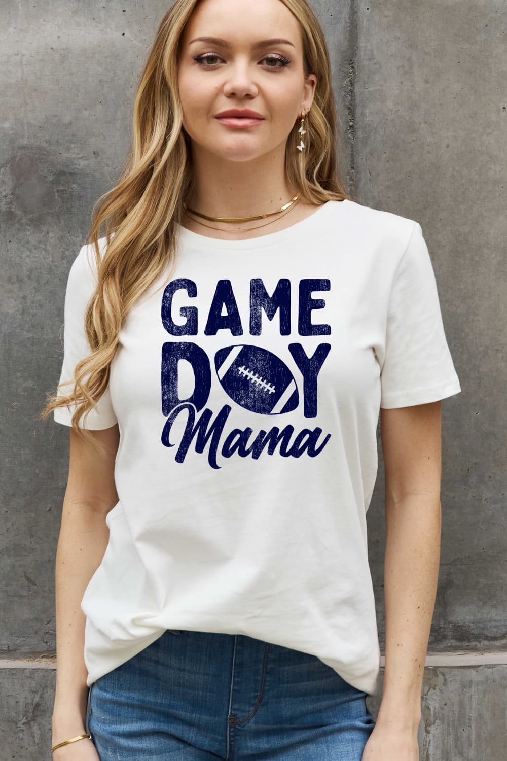 GAMEDAY MAMA Graphic Cotton Tee