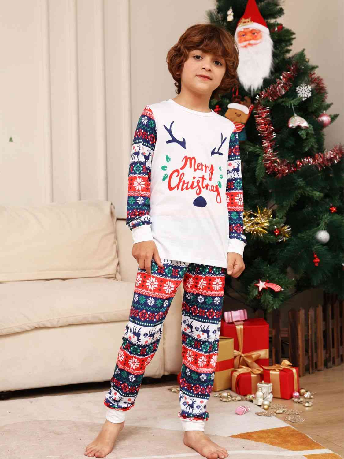 MERRY CHRISTMAS Top and Pants Set