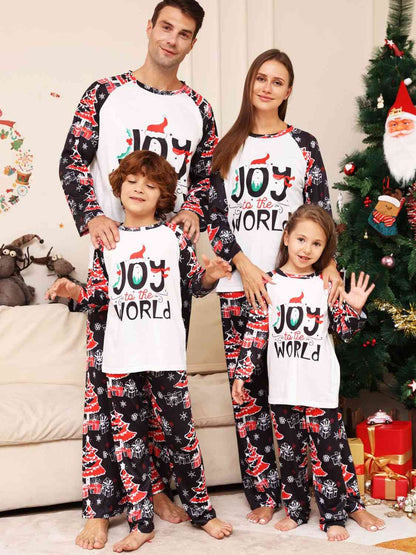 JOY TO THE WORLD Graphic Two-Piece Set