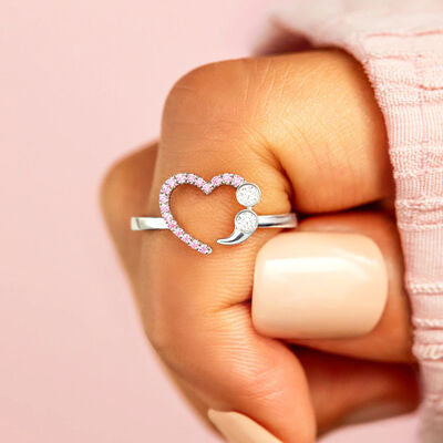 Heart Point & Coma Shape Ring