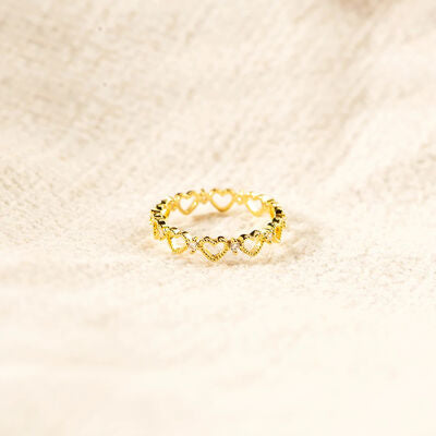 Hearts & Drops Shape Ring